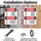 Signmission Flammable Vapors Keep Fire Away Bilingual Danger Sign, Plastic, 7in W x 10in L, 2PK OS-2PACK-DS-P-710-VS-1257 - alternate 5